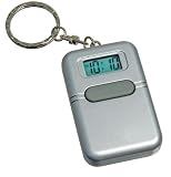 Talking Clock Keychain Silver