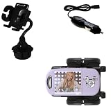 Disney Mix Stick DS17032 Car Cup Holder with Car Charger - Uses Gomadic TipExchange