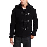 Kenneth Cole Men's Plush Toggle Jacket, Black, X-Large