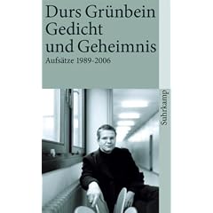 Gedicht und Geheimnis: Aufs�tze 1990-2006 (suhrkamp taschenbuch)