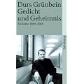 Gedicht und Geheimnis: Aufs�tze 1990-2006 (suhrkamp taschenbuch)