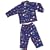 Pyjamas ' Animal' print royal blue 2-3 years