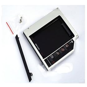 New 2nd Hard Drive Bay Caddy 9.5MM For Macbook Macbook PRO - 9.5mm Sata To Sata - Expand Your Data Storage on Your Laptop