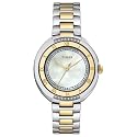 Timex Women's Diamond Accented Two-Tone Stainless Steel Bracelet Watch #T2M596