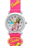 TimerMall OEM - Montre Enfants - Quartz - Caoutchouc - La poup??e Barbie Round White Dial Enfants Rose Bracelet caoutch