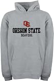 Oregon State Beavers Youth Grey Tackle Twill Hooded Sweatshirt