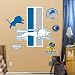 Detroit Lions Classic Logo Fathead NIB