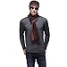 Ysiop Men Women Solid Cozy Scarf and Hat Set for Winter