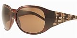 FENDI FS440 238 HAVANA PLASTIC SUNGLASSES