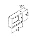 Broan 84 Surface Mount Kit White enamelled steel For Broan Comfort-Flo Wall Heaters