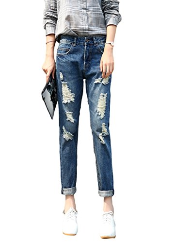 レディース パンツ ジーンズ ジーパン スラックス 春 夏 秋 冬 デニム コットン ストレート クラッシュ ブロークン ロールアップ 美脚 足長効果 ビーチ リゾート レジャー 通勤 通学 ワイルド セクシー おしゃれ 海外セレブ 可愛いスカーフ付き KK1007