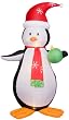 Gemmy 1016410 Airblown Inflatable - Penguin with Ornament