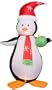 Gemmy 1016410 Airblown Inflatable - Penguin with Ornament