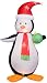 Gemmy 1016410 Airblown Inflatable - Penguin with Ornament