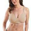 Full-Figure Molded Padded Softcup Bra - Nude