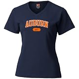 Nike Auburn Tigers Navy Blue Ladies Classic Logo T-shirt