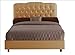 Skyline Furniture 74+0BED(Aztec) Tufted Arch Bed in Aztec Size: Twin