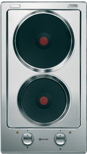 Bauknecht ETN 5240 IN/MOD Edelstahl-Kochfeld / 2 Blitz-Gusskochplatten / 30 cm