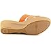 Bandolino Doveva Women Open Toe Synthetic Orange Slides Sandal