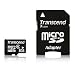 Transcend 8 GB Class 6 microSDHC Flash Memory Card $17