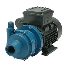 Finish Thompson DB4P-M613 Centrifugal Magnetic Drive Pump, Polypropylene, 1/4 HP, 115V, 1 Phase, 29.2 Max Feet of Head, 18 gpm