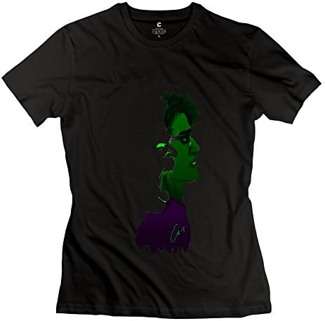 TGRJ Women's Tshirt - Vintage Double Hulk Face T Shirt Black Size M