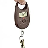 Walant mini ポータブルスケール 電子はかり 吊り下げ 荷物秤 （WH-A11 Max 25KG） ブラウン