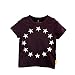 Weixinbuy Kid Boy's Cotton Star Top Toddler Short Sleeve Pullover T-Shirt