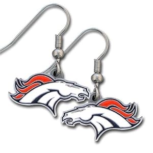 NFL Denver Broncos Dangle Earrings
