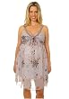Lauren Kiyomi Snowflake Chiffon Maternity Dress