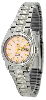 Orient #BNQ1X003M Women's Tri Star Pink Dial Automatic Watch