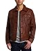 Levis Mens Leather Classic Trucker Jacket