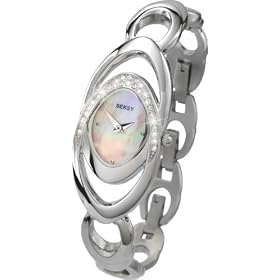 Seksy Wristwear by Sekonda Ladies 4281.39 Stone Set Watch with Mother of Pearl Dial