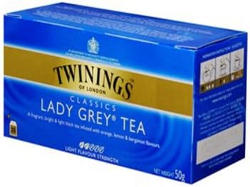 Twinings Countess Black Tea Lady Grey Tea,2 G X 25 Bags