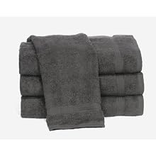 Towels by Doctor Joe Ambassador Charcoal Gray 16" x 28" Lint-Free Car Wash and Detailing Towel, Pack of 12