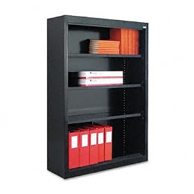 Steel Bookcase - Black