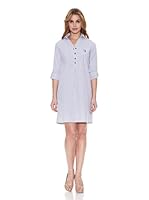 Polo Club Vestido Striped (Azul Marino)