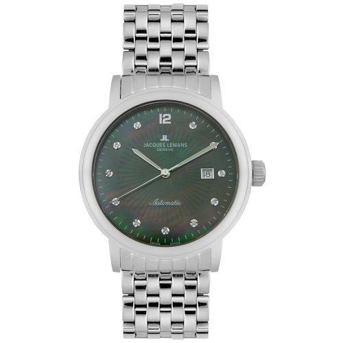 Jacques Lemans Men's GU163D Geneve Grande Classique Diamond Automatic Watch