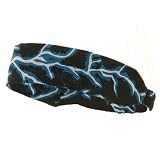 Head Band (color)-Blue Lightning W12S22B