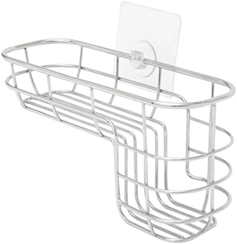 QuickStick Stainless Steel Adhesive Sink Caddy, Large