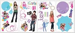 Magnificent Peel & Stick By RoomMates iCarly Wall Decals