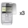 EMPIRE 3 Pack of Reusable LCD Screen Protectors for Nokia E71, E71X [EMPIRE Packaging]