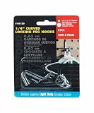 Lehigh Group/Crawford #18125 8PK1/4 Curved Peg Hook