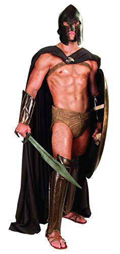 Greek Spartan Long Cotton Cape from 300: Rise of an Empire (Black)