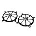 OSAN Black CNC Audio Fairing Mount Speaker Grill Cover For Harley Touring Glide Trike