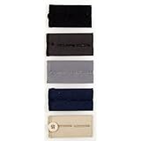 Home-X&reg; Easy Fit Buttons Waist Extenders. Add 1/2" to 2" to your trousers or skirt. Set of 5 Colors