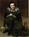 Produkt-Bild: Poster 30 x 40 cm - "The Buffoon Calabacillas" von Diego Rodriguez de Silva y Velazquez / Bridgeman Art Library - auch in anderen Gr&ouml;&szlig;en und als Leinwandbild erh&auml;ltlich