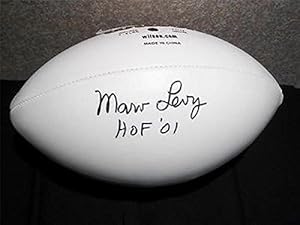 Marv Levy Signed Ball - White Panel Loa - JSA Certified - Autographed Footballs