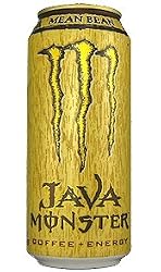 16 Pack - Monster Java Coffee + Energy Mean Bean - 15 Ounce