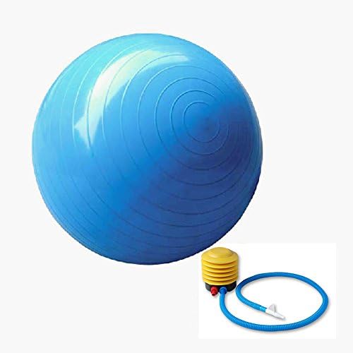 FreeDancer Fitness Stability Ball Availabe in Blue & Pink Anti-Burst 65cm - 85cm (Blue, 85cm)